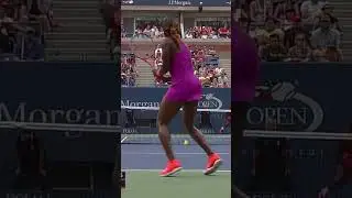 Another epic kick serve from Serena Williams