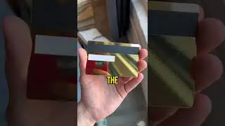 TURNING THIS PLASTIC INTO A 24k GOLD CARD #lasercuttingmachine #luxury #naruto #anime