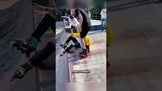 Шлем спас жизнь на катке ❤️