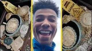 Blueface Shows Off His Insane Jewelry Collection!