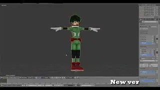 Blender3D - My Hero Academia - Deku Updated