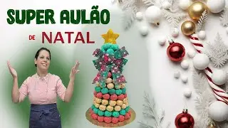 ÁRVORE DE NATAL DE BRIGADEIROS / SUPER AULA COM PASSO A PASSO COMPLETO @PARIS CAKE DESIGNER