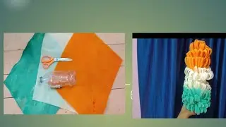 DIY Independence day flag hoisting / How to make INDIAN flag with paper / 15th August special craft