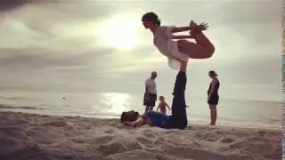 Flying Yoga - Allowah and Beata (Naples, Florida)