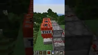 Super TNT CANNON in Minecraft #shorts
