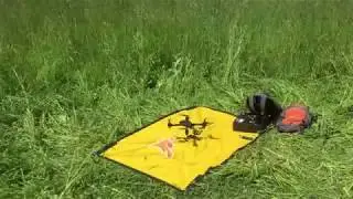 Полет по точкам на квадрокоптере Hubsan H501A