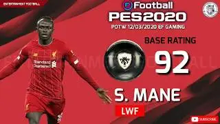 POTW 12/03/2020 POSSIBLE PLAYERS PES 2020 || MOBILE & CONSOLE || BASE RATINGS
