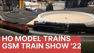 Model Railroad Modular Layout at the Great Scale Model Train Show in 2022