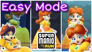 Super Mario Run - Easy Mode with Princess Daisy! #1 🌸❤️