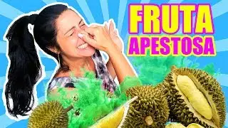 PROBANDO la FRUTA más APESTOSA del MUNDO! Frutas RARAS de ASIA! Durian, qué Peste! SandraCiresArt