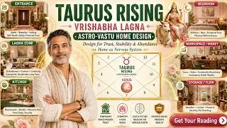 Astro-Vastu Interior Design Taurus Rising | Venus-Led Home Design for Stability, Wealth