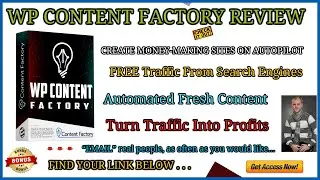 😎 WP Content Factory Review - DEMO - BONUS - Tutorial 😎