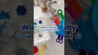 Try this fun activity making snow! ☃️