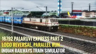16792 Palaruvi Express Part 2 | Shoranur Junction to Aluva | Loco reversal, parallel run..!!