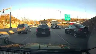 Car Crash While On The Road, Ends Up BECOMING FATAL CRASH. FRONT VIEW