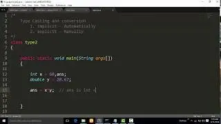Explicit conversion in Java Program