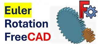 Как выполнить поворот Эйлера в FreeCAD