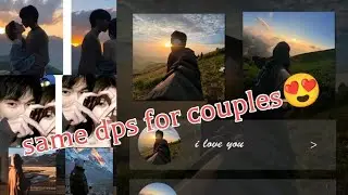 same dps for couples😍! couples dps ! same dpz ! couples photography ideas ! new dps for couples !