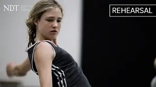 Rehearsal 'Aliza' -  Idan Sharabi (NDT 2 | Up & Coming Choreographers 2015)