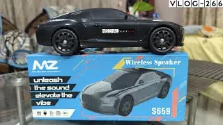 MZ S659 PORTABLE CAR 5 W Bluetooth Speaker | NISCHAL heartbeat Vlog Ep- 266