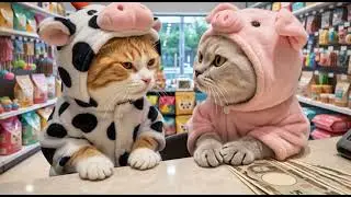 🎉 Mama Cat’s Birthday Surprise 🎂 | Two Tiny Kittens Save the Day 🐾