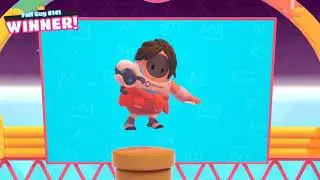 CHELL SKIN GAMEPLAY AND KNOCK OFF CELEBRATION (VICTORY) | FALL GUYS