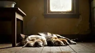 Mother Cat Feeds Her 10 Kittens&hellip; Then a Snake Strikes