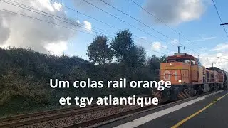 Spot en bretagne#490, Um colas rail orange et tgv atlantique