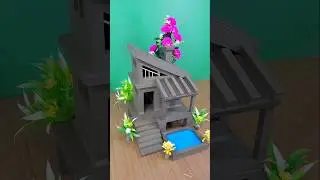 Beautiful Clay house design 🏡  #short #clayhouse #clayart #miniature #housedesign
