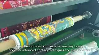 custom Polyester twilly,custom made scarf printing,bandana supplier machine Zig Zag hem