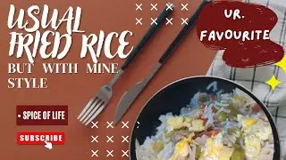 USUAL FRIED RICE 🍚😋 WHAT SPECIAL ? WITH YOUR API STYLE ! | SPICE OF LIFE