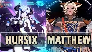 GBVSR: Hursix (Narmaya) Vs EGO|Matthew (Lowain) | High Level Gameplay.