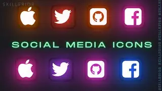 Social Media Icons Using HTML & CSS Only || Web Development || Skillerior