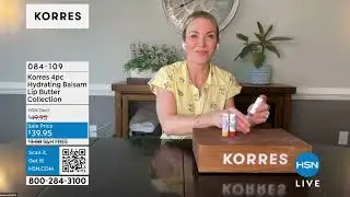 Korres 4piece Hydrating Balsam Lip Butter Collection