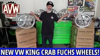 Совершенно новые диски KING CRAB Porsche Fuchs для вашего заниженного VW