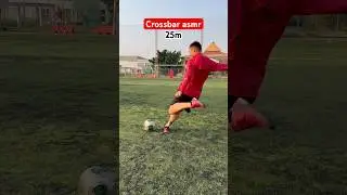 Crossbar. Look at the third shooting ⚽️ #crossbar #asmr #football #soccer #shootinggames #shorts
