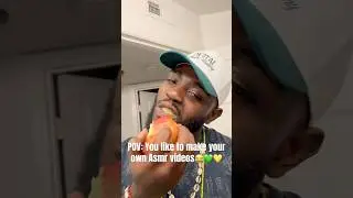 I did the APPLE CRUNCH (ASMR )