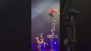 Amazing Balancing Act at Circus Vargas! 🎪 #circusvargas #circus