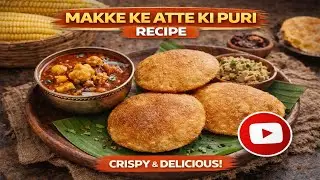 Makke Ke Aate Ki Puri 😋 | Suran Ka Chokha + Aloo Gobhi Sabzi ❤️ Desi Ghar Ka Khana