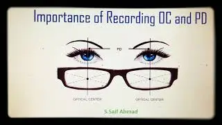 Importance of OC and PD in Single Vision Lenses I Saif ki Optometry Pathshala |