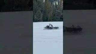 Getting some practice #snowmobiling