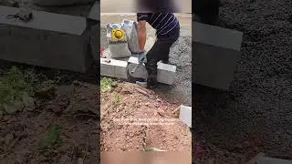 Permeable Curb Installation  Step by Step Demo