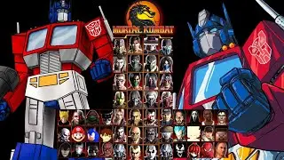 MORTAL KOMBAT 9 | OPTIMUS PRIME MOD | HARD LADDER | GAMEPLAY (4K60FPS)