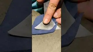 Satisfying Handmade Leather Cutting Sounds #cuttingskills #leathershoes #leatherboots #leathercraft