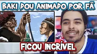 REAGINDO A FÃ ANIMAÇÃO DE BAKIDOU - MUSASHI VS YUJIRO