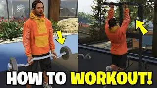 *NEW* How To WORKOUT In GTA Online! | Mansions Update (A Safehouse In The Hills Michael DLC) 