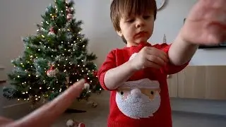 Decorating a Scandi Christmas Tree with a Toddler // The Oxleys Vlogmas 2019
