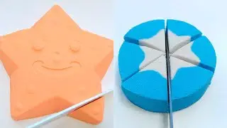 Oddly Satisfying Sand Tastic Kinetic Sand Cutting | ASMR Sounds  #71