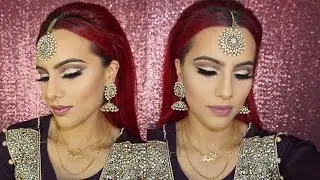 GRWM: glitter cut crease