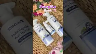 Pruplle Haul 🌸 || #purple #shampoo #hairserum #conditioner #haul